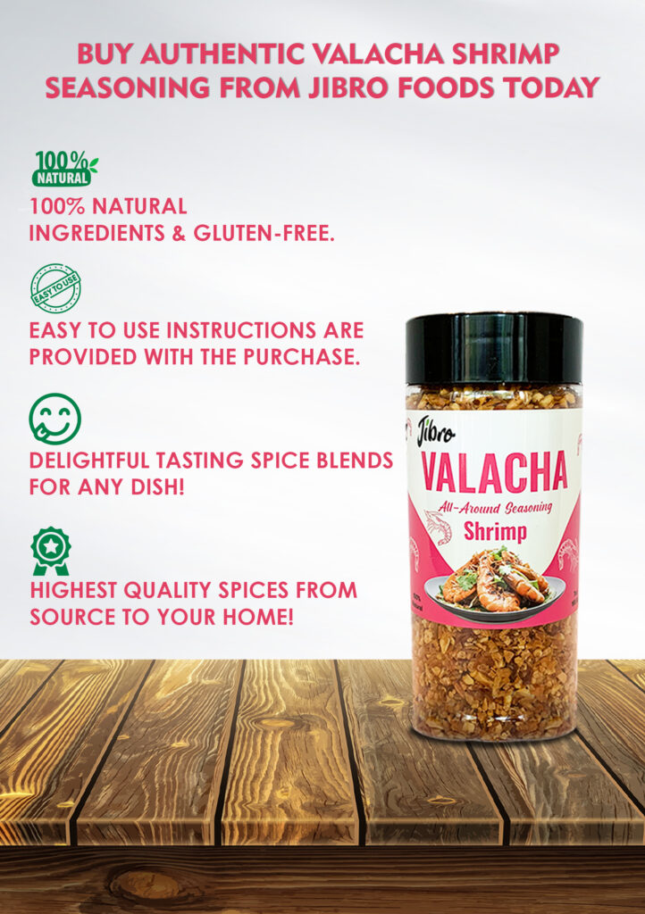 Buy Authentic Valacha Shrimp Seasoning From Jibro Foods Today